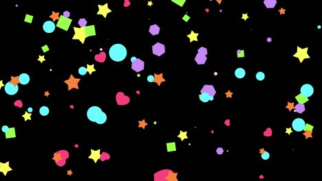 particle pop abstract effect background