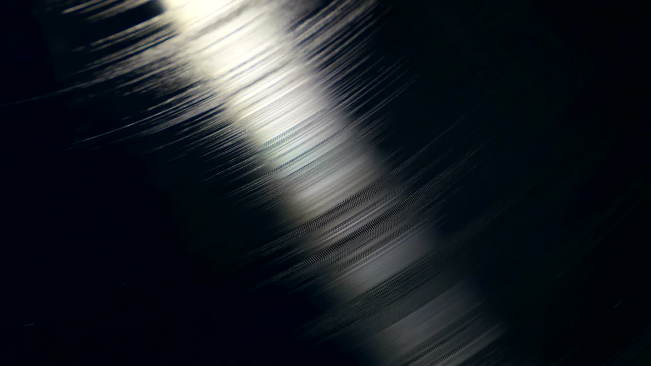 블랙 비닐 레코드 플레이트