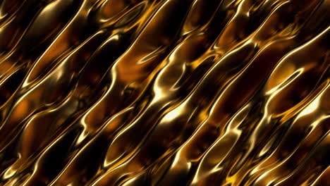 liquid gold background with waves and ripples