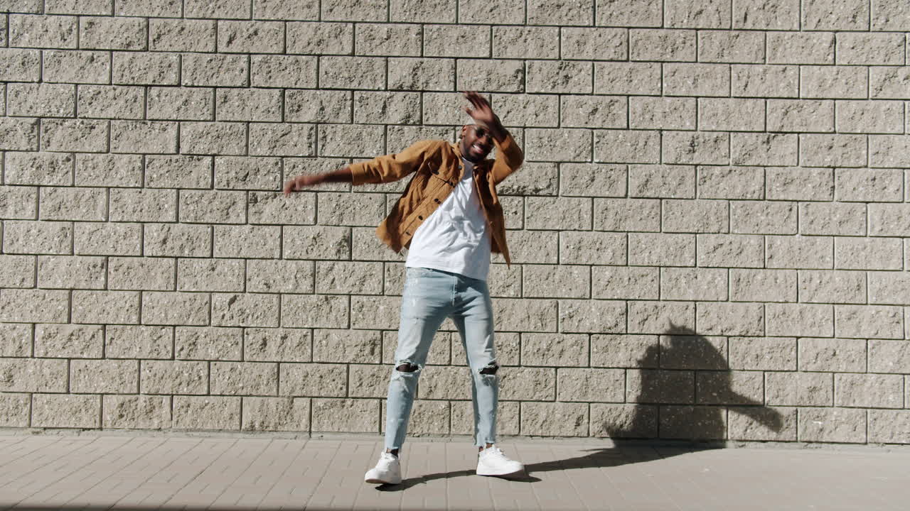 Man Dancing in the Street