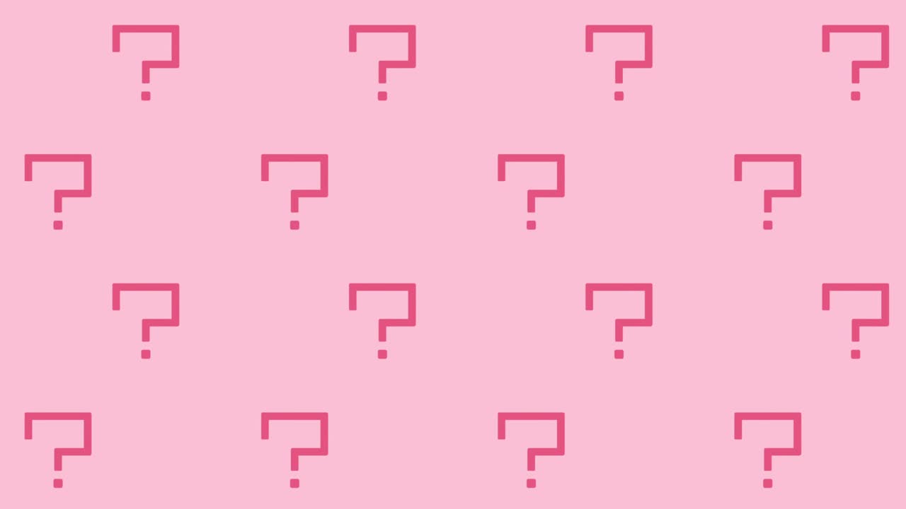 Simple Question Mark Rotating Background