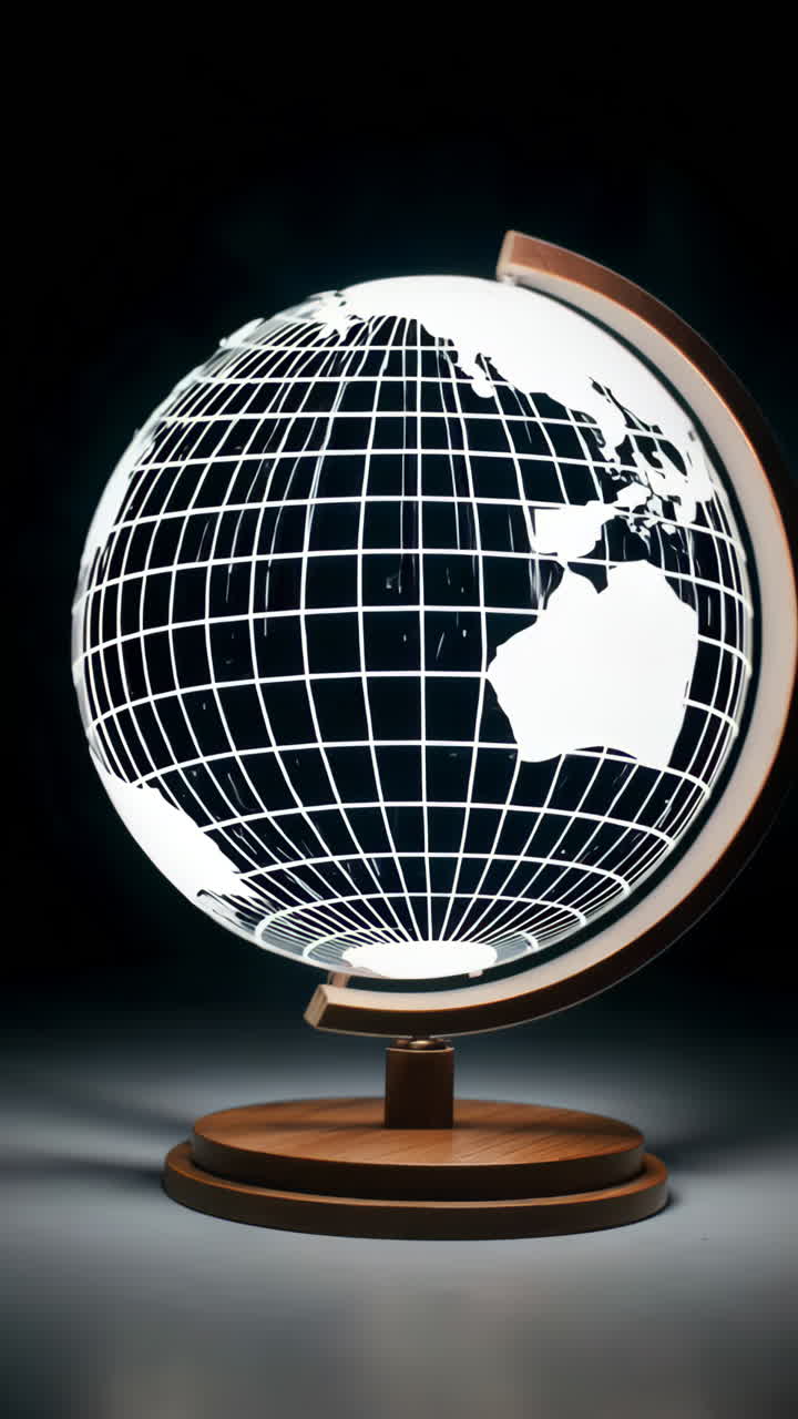 Illuminated World Globe