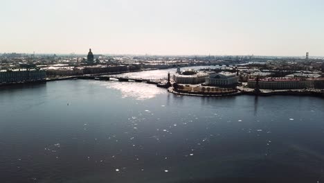 aerial view of st. petersburg, russia