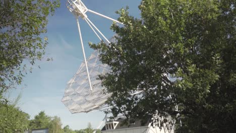 radio telescope in a park