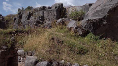 el templo de los monos - sitio arqueológico cerca de cusco, perú - foto panorámica