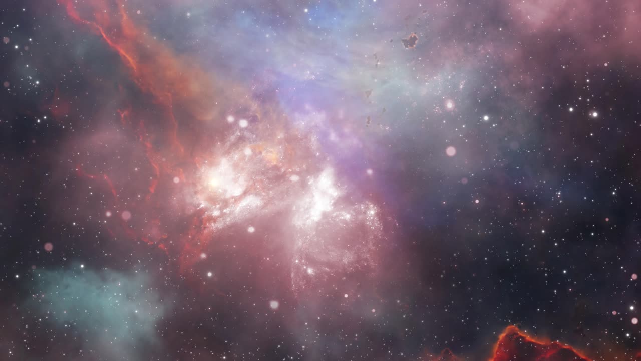viaje a la nebulosa en el universo