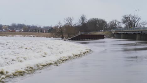 Frühjahrsabfluss,-Überschwemmung