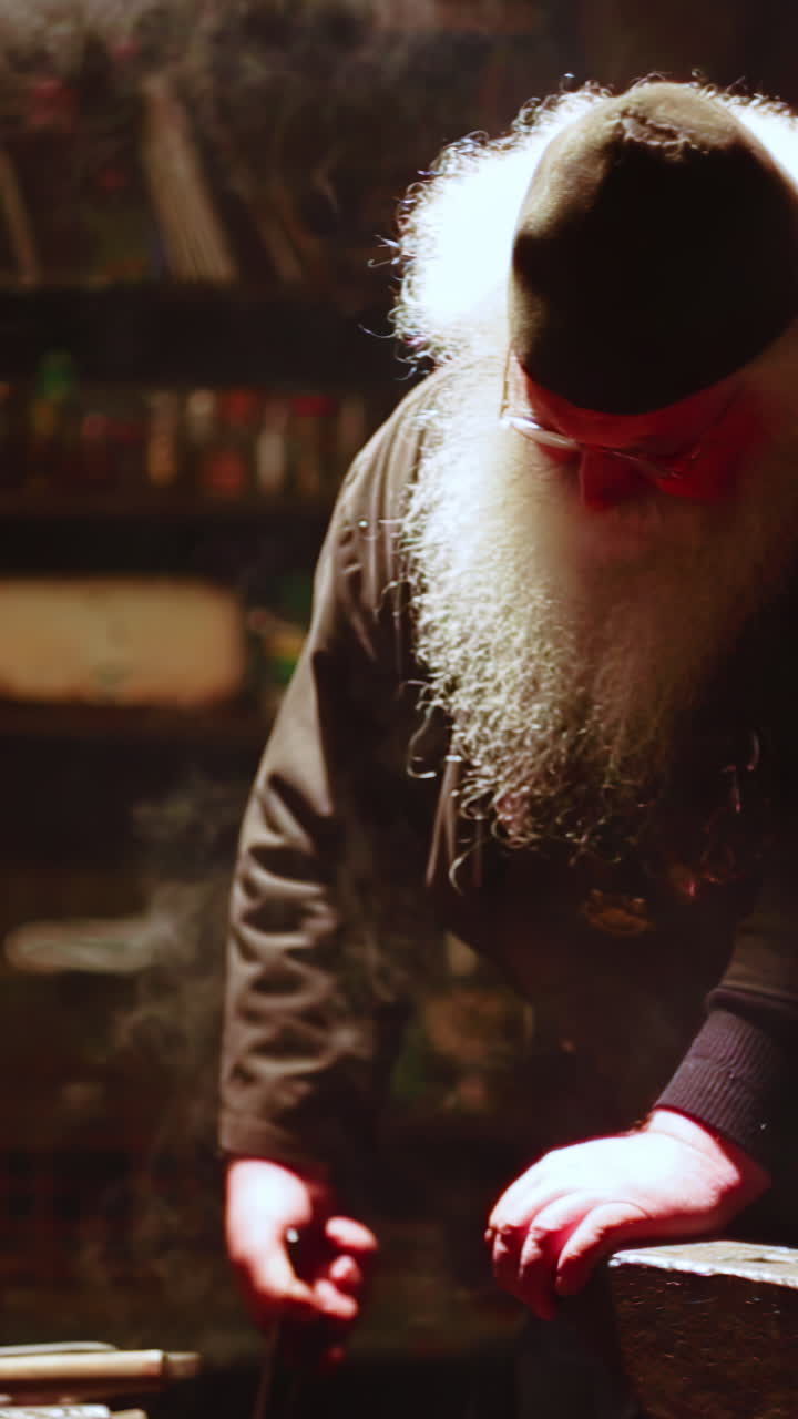 herrero en el trabajo