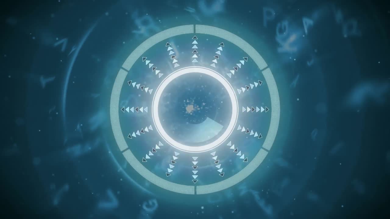 스 ⁇  스캐닝과 글자 회전의 애니메이션