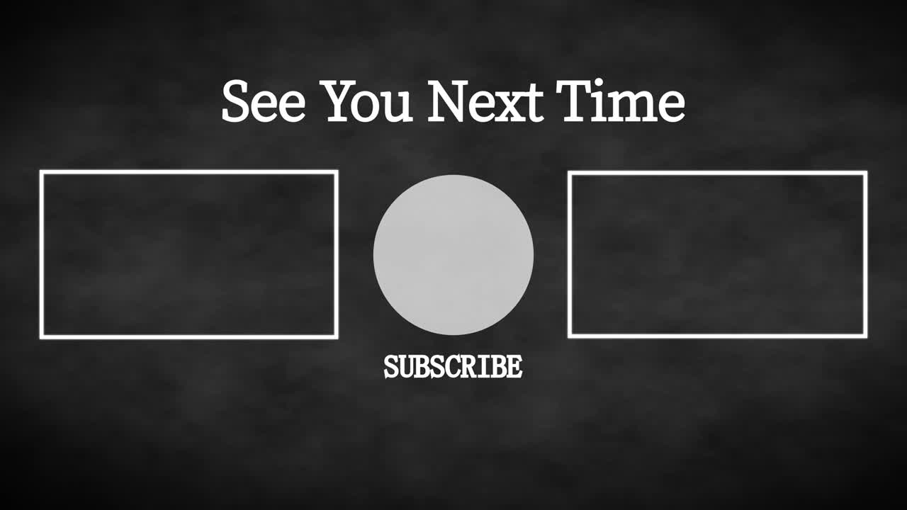 스모크 cg 엔드 카드 엔딩 스크린 모션 그래픽