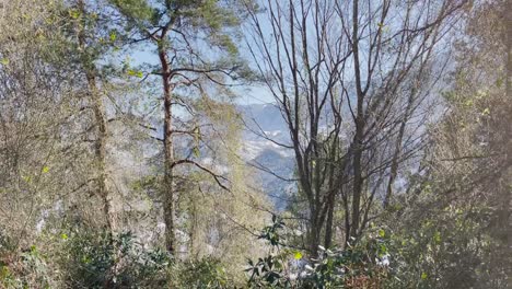 Wind-blowing-on-high-snow-covered-mountains