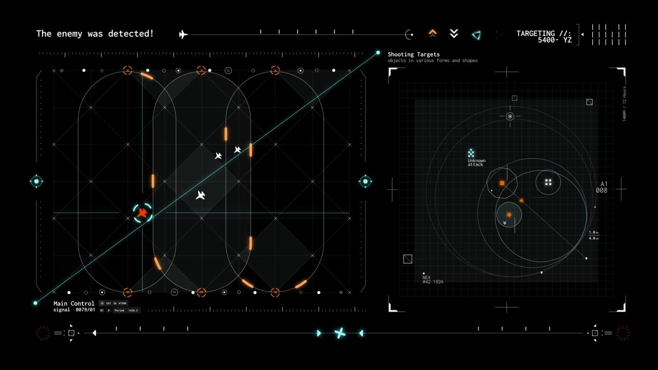Futuristic HUD Interface