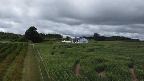 Drone-shot-Cloudy-Day-Wedding-Venue