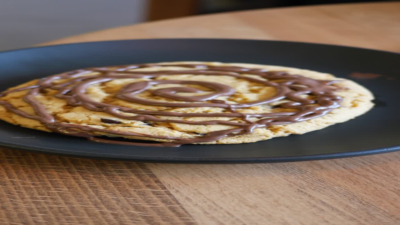 초콜릿 치프 쿠키와 초콜릿 방울