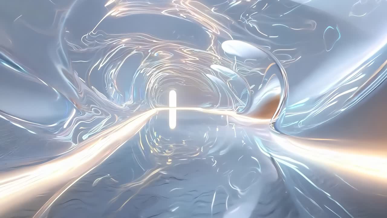 그 끝에 빛이 있는 터널의 디지털 그림