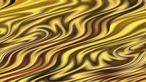 Metallic-abstract-morphing-yellow-liquid-and-wavy-animation-loop