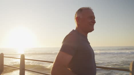 Senior-man-running-on-the-promenade