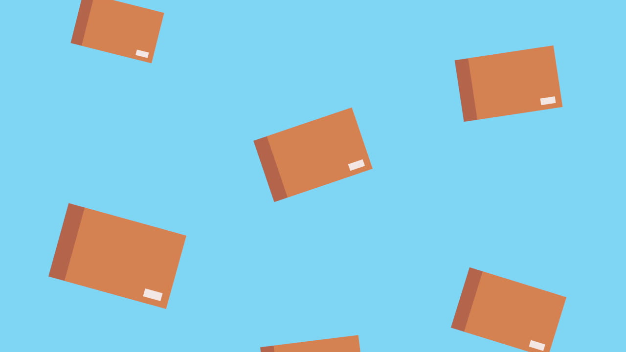 갈색 카드보드 상자