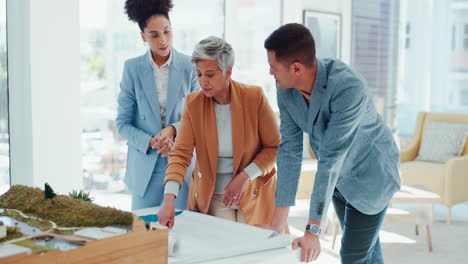 architecture, blueprint and architects planning