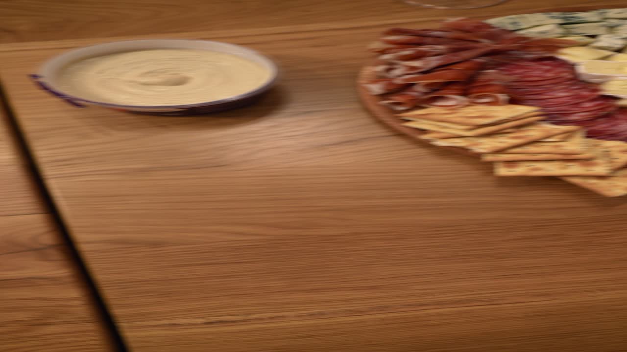 aperitivos de navidad y tablero de charcutería