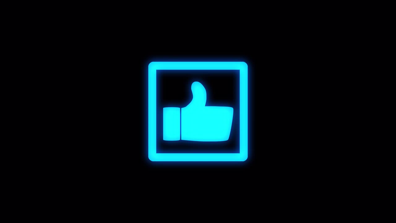 Simple wave neon icon good Transitions. 1080p - 30 fps - Alpha Channel (5)