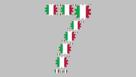 italian number seven