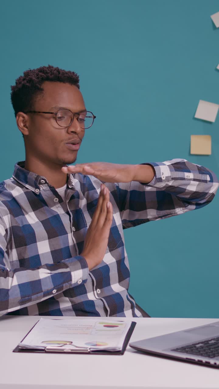 Office worker at desk