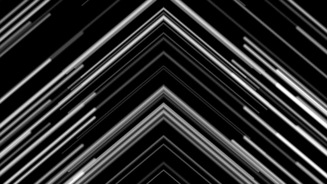 fondo de movimiento abstracto retro con flechas láser de neón monocromáticas