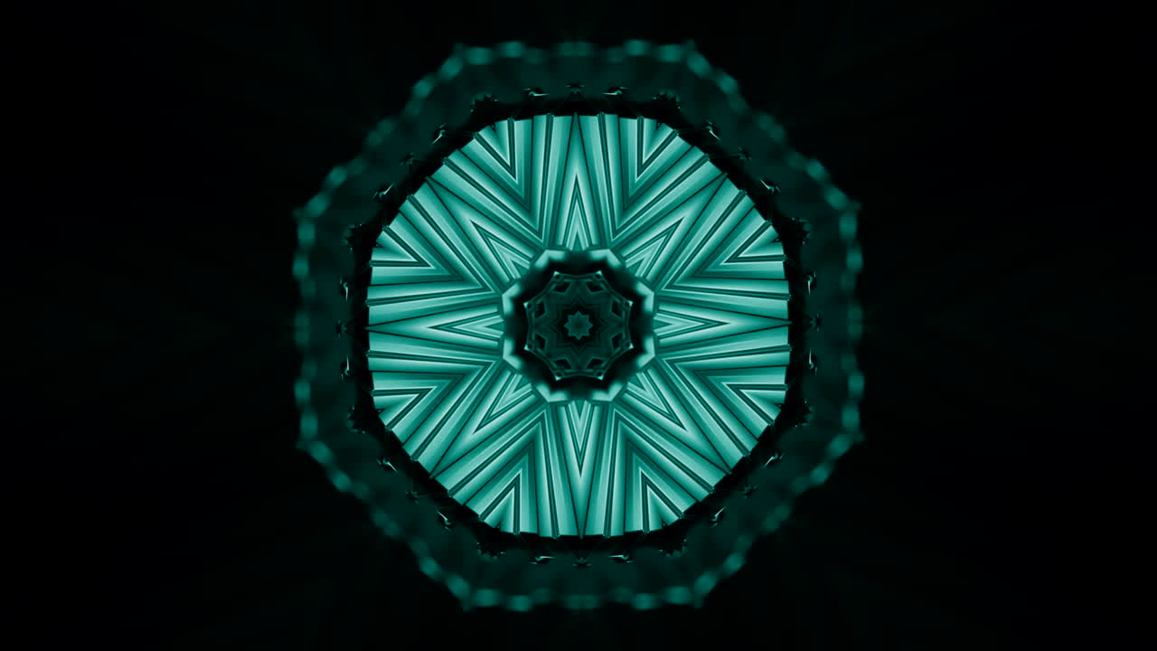 patrón de mandala geométrico azulado