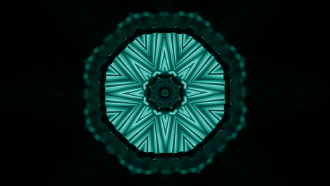 teal geometric mandala pattern