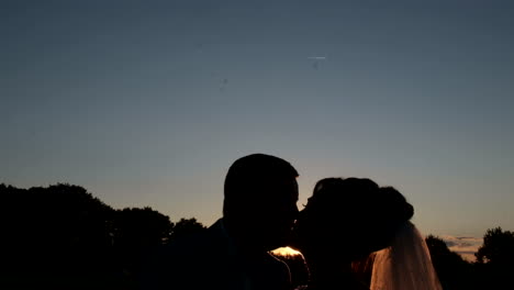Black silhouette of two lovers 4k 2025 08 04 09 19 12 utc.mov | beautiful, beauty, bridal, bridal celebration