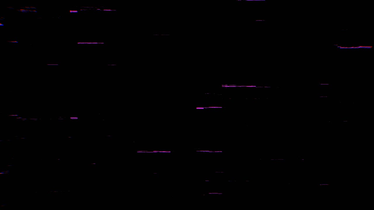 Rumore di Errore Glitch Digitale con Linee Orizzontali Sfarfallanti