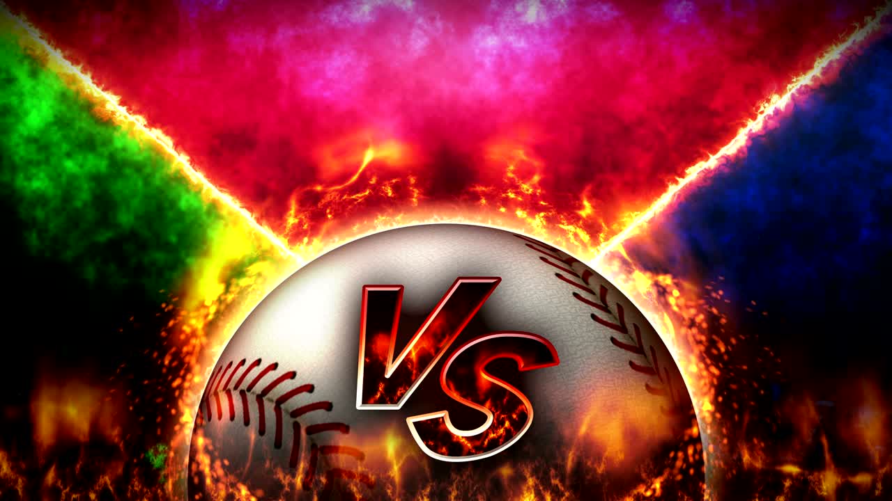 los fondos de peleas deportivas, el béisbol, la animación en bucle,