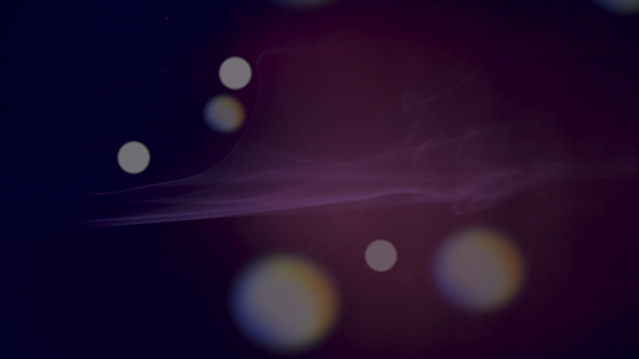 White Smoke with Bokeh effect