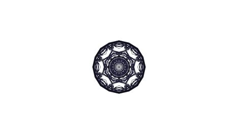 espectro mandala fondo de movimiento, caleidoscopio de flores