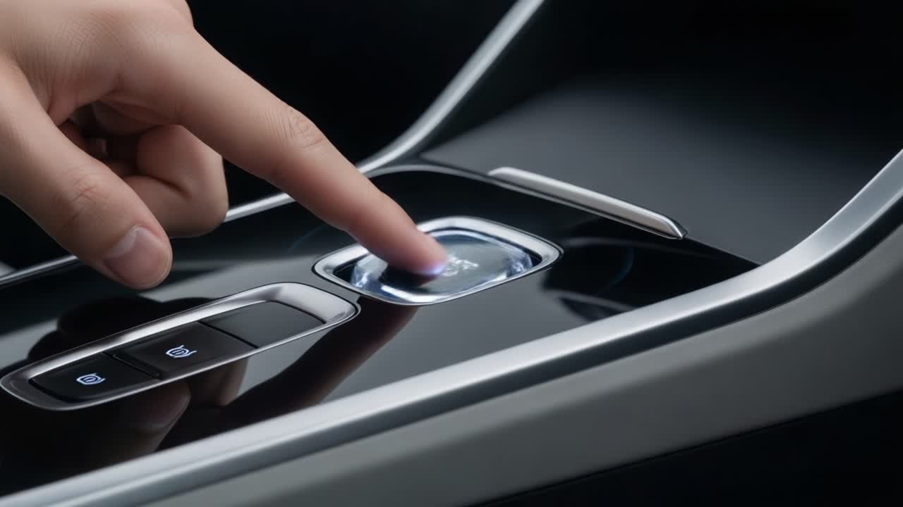 Exploring the Advanced Interface of a Modern Vehicle: Intuitive Touch Controls and Sleek Design Enhance User Experience