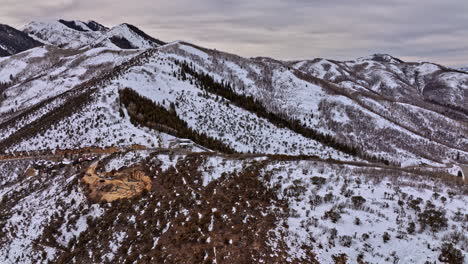 Park-City-Utah-Antenne-V-Schwenken-In-Großer-Höhe