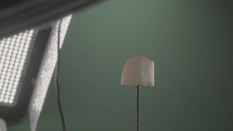 peras girando con bucle en pantalla verde para la llave de croma
