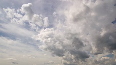 seriessky claro hermosa nube cielo azul con nubes 4k sol tiempo lapse nubes 4k rodando hinchado cúmulo nube relajación tiempo dramática belleza color atmósfera de fondo bucle de video
