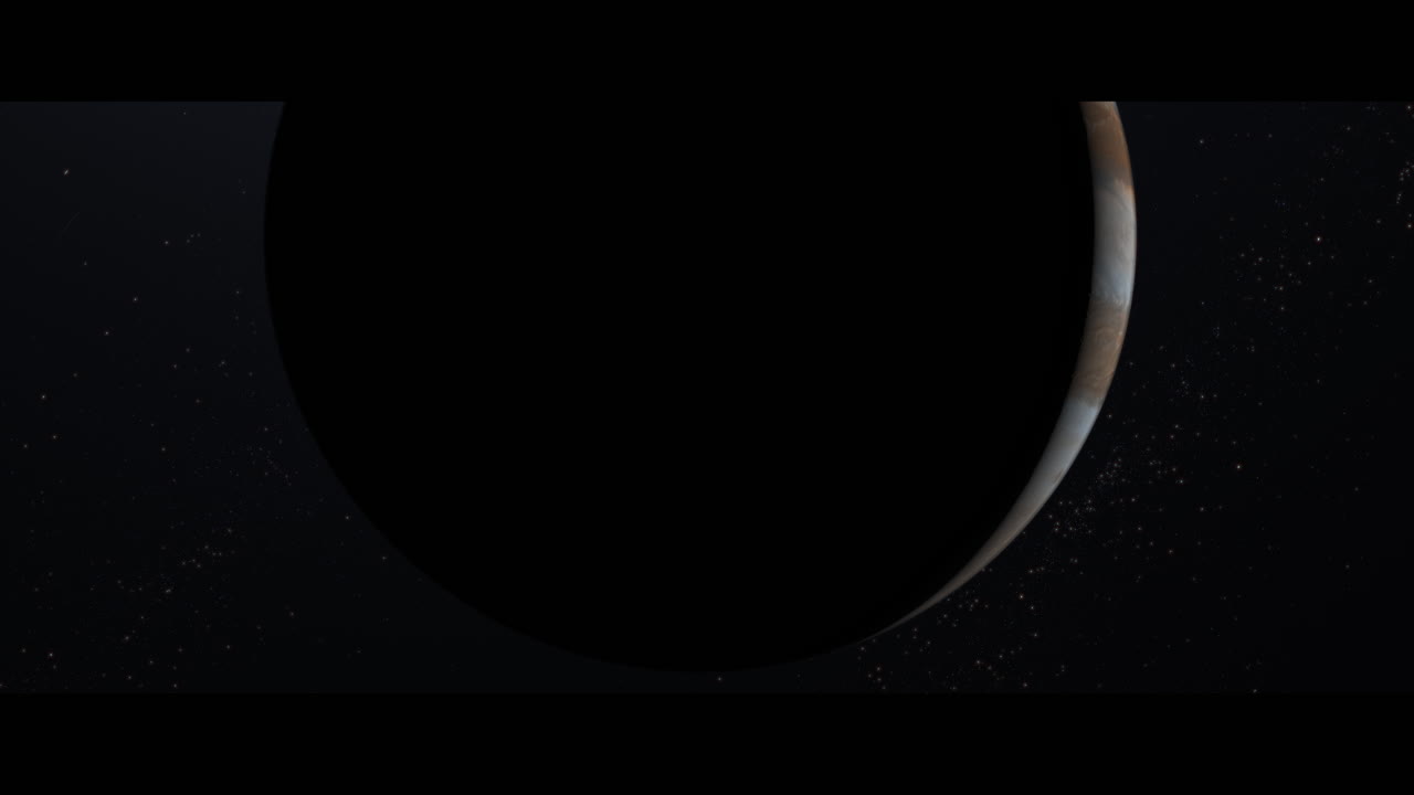 Jupiter planet viewed from space