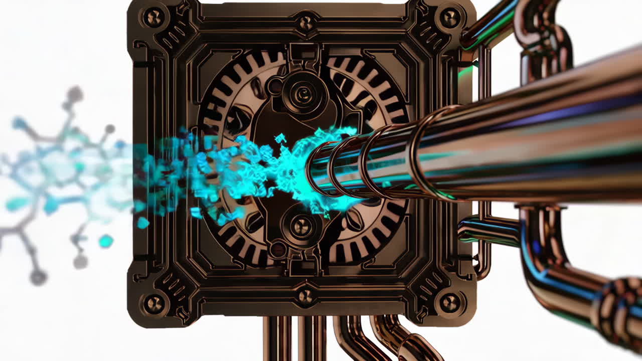 Steampunk Technology Machine