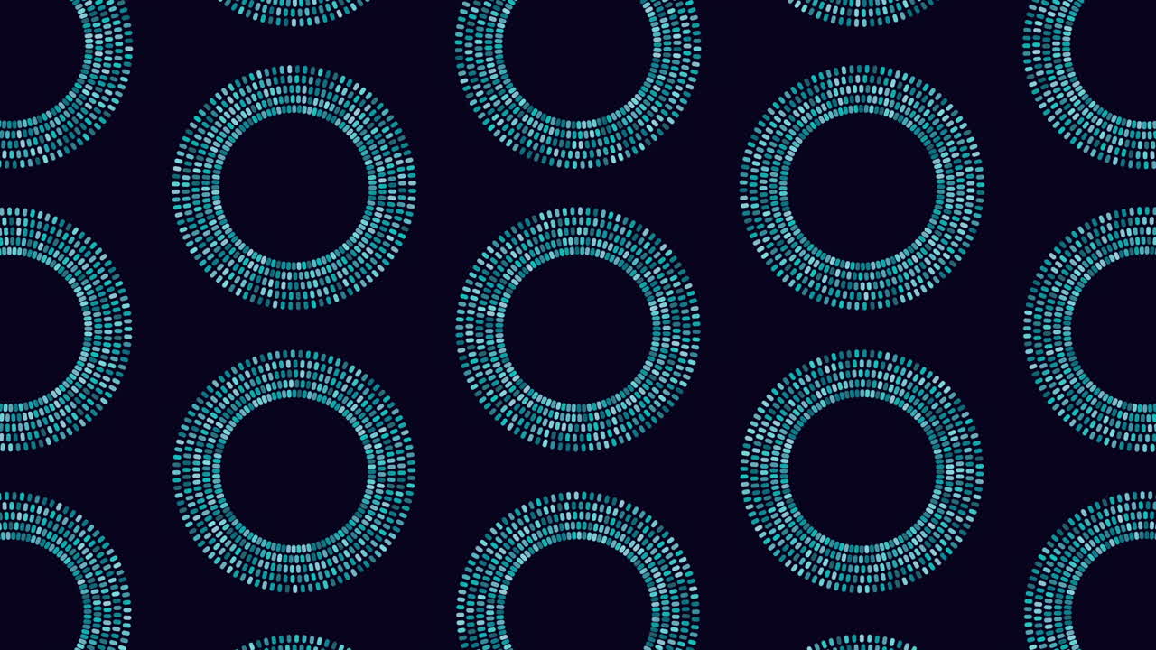 Green circle pattern on black background versatile wallpaper for websites and  apps