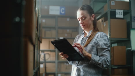 warehouse workers checking inventory