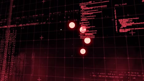 animación del anillo de carga de datos sobre el procesamiento de datos