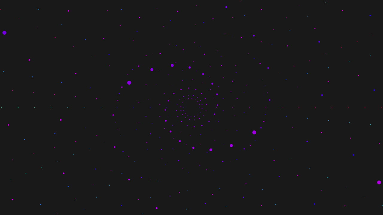 círculos contrastantes puntos amarillos vibrantes sobre un fondo negro