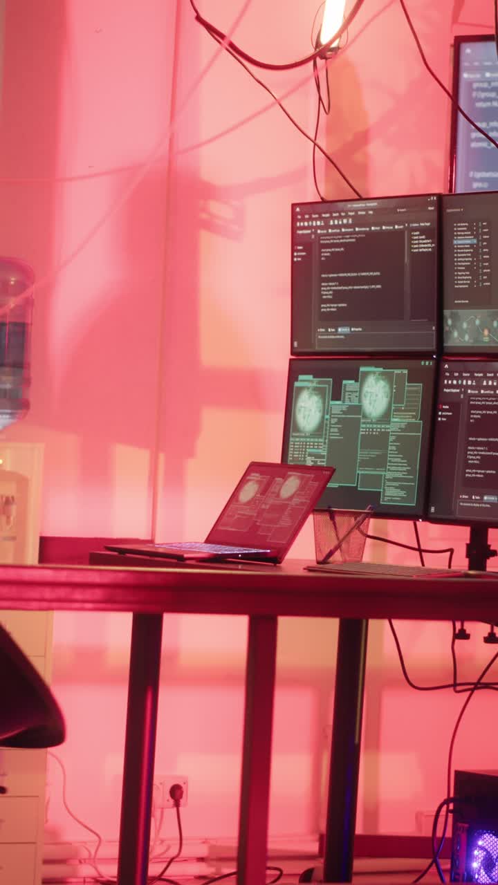 Vertical video: Mysterious hackers being scared of police lights and law enforcement signals