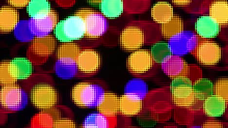 iluminación de bokeh de círculo colorido para vacaciones o fondo de boke abstracto