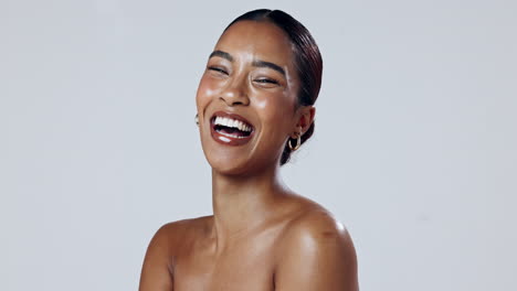 happy woman portrait