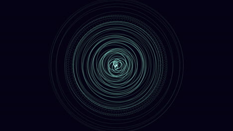 Circular line pattern versatile design element for logos and visuals