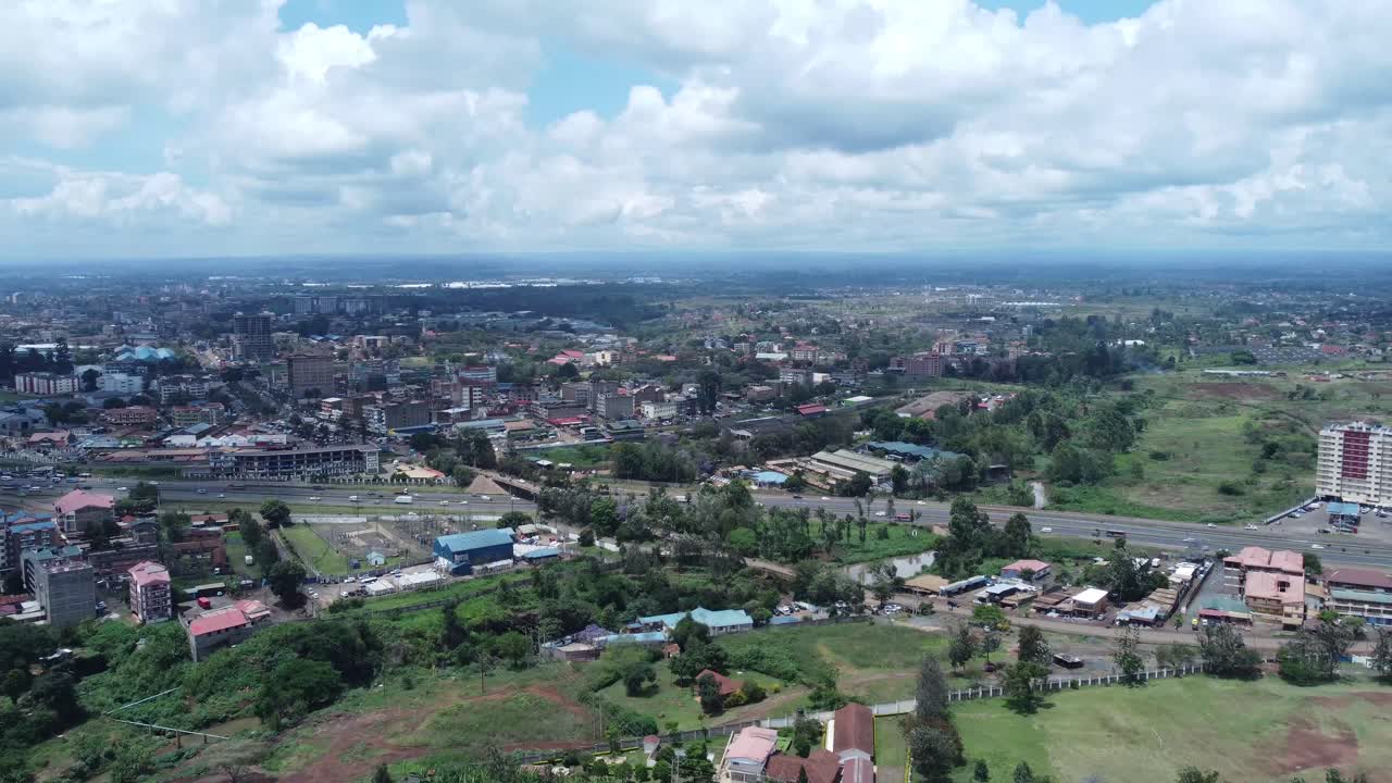 vista aérea de nairobi, kenia